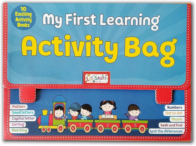PEGASUS Kid's My First Learning Bag Activity Books - Set of 10 - Image 4