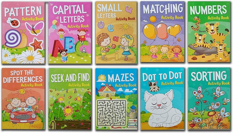 PEGASUS Kid's My First Learning Bag Activity Books - Set of 10 - Image 2