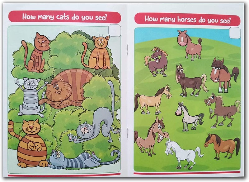 PEGASUS Kid's My First Learning Bag Activity Books - Set of 10 - Image 5