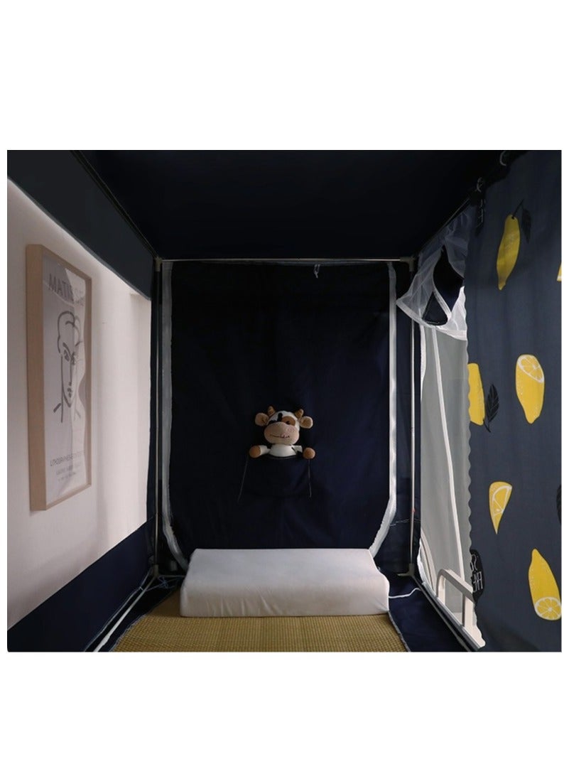 Y&D Bed Canopy Tents Curtain Blackout Curtain Single Bed Tent Curtain Student Shading Cloth Bed Canopy Mosquito Net Student Sleep Privacy Protection - Image 3