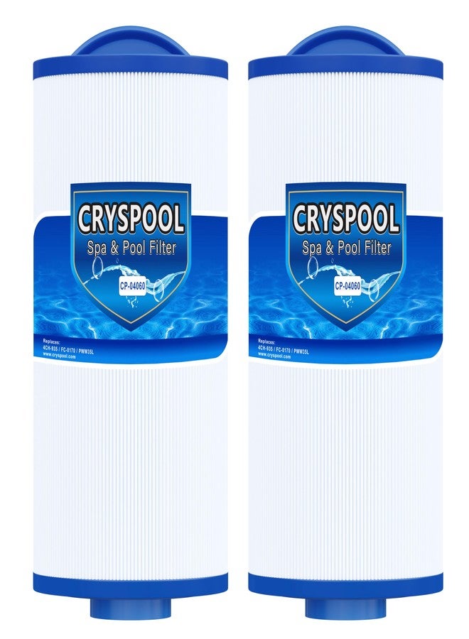 Cryspool Spa Filter Replacement for Unicel 4ch-935, PWW35L, 817-4035, Waterway 35 sq. ft. 2 Pack - Image 1