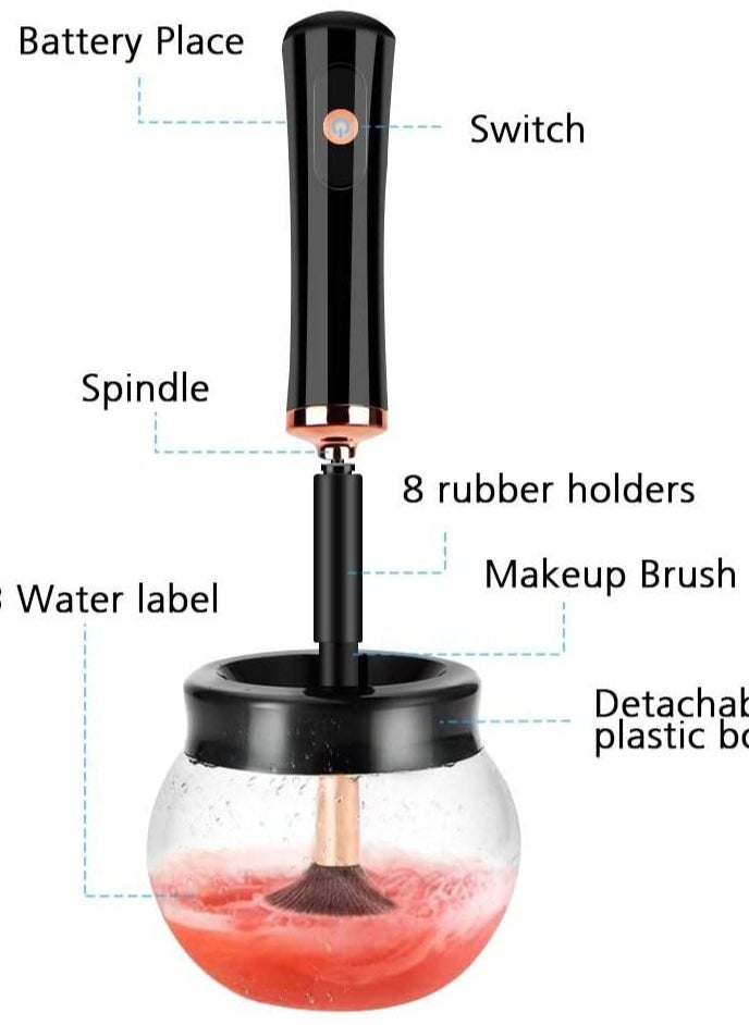 ORiTi Makeup Brush Cleaner Dryer - Electric Spinner Cleaner Super Fast  - Image 3