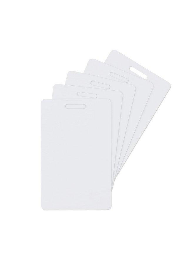 easyIDea Pack Of 500 White Cr80 Pvc Cards With Slot Punch On Short Side | 30 Mil By Easyidea - Image 4