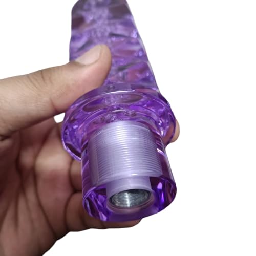 YOURKARTS.COM Crystal Katana Design Car Gear Knob (Purple, 20CM) – Samurai Sword Inspired Manual Shifter | Drift Style Gear Stick | car Accessories 2025 for JDM & Racing Lovers - Image 3