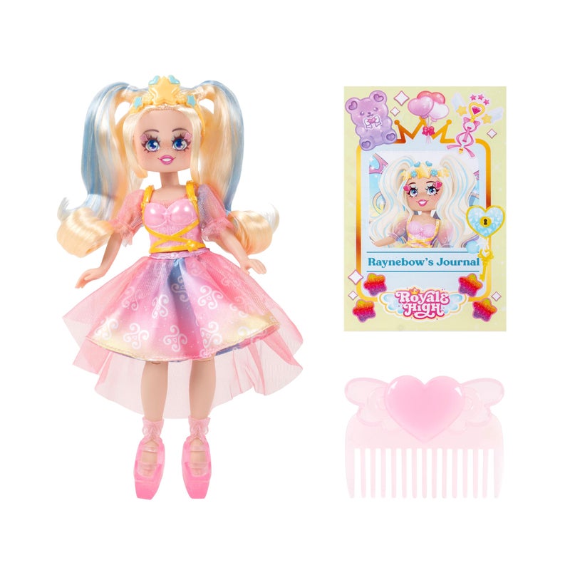 Royale High 9â€ Fashion Doll - Raynebow The Light Fairy, Series 2 - Fairy Journal, Comb, and Virtual Item Code Included - Ages 5+ - Image 2