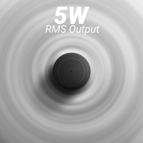 ZEBRONICS Pixie Portable Speaker, 5 Watts, Supports Bluetooth, TWS Function, mSD, Compact Design, Call Function, Carry Loop, Upto 7h Backup (Black) - Image 4