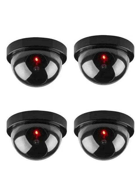 4Pcs AA Batteries Dummy Dummy Surveillance Camera With Flashing Red Light
