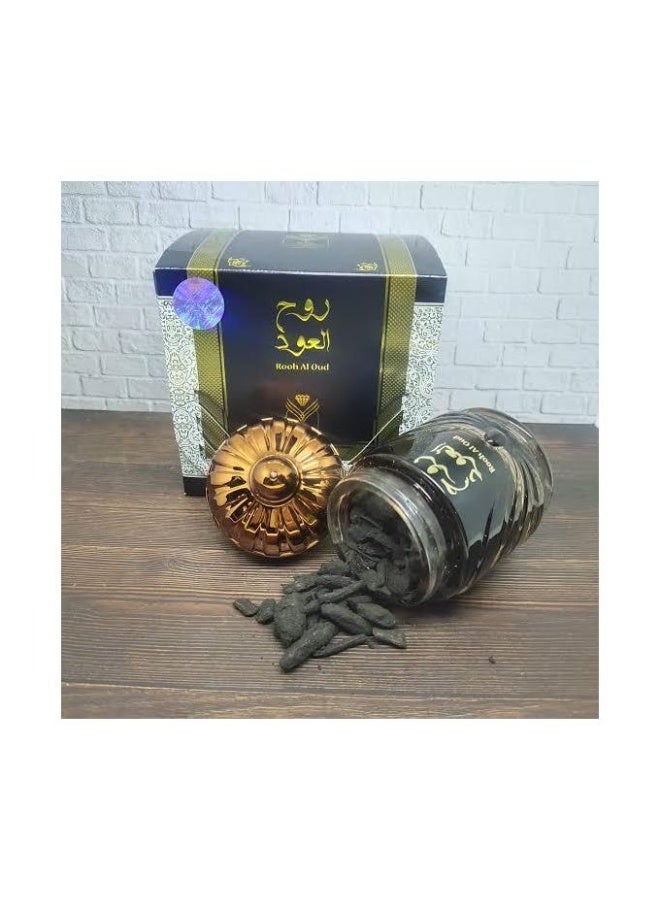 الماس بخور روح العود فاخر 40 جرام من الماس – مزيج شرقي بدهن العود والعنبر والمسك لتعطير المنزل والمناسبات - Image 3