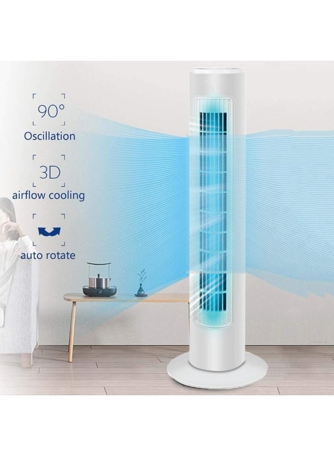 Denx Tower Fan – Slim, Stylish & Whisper-Quiet Cooling with 3-Speed Control and 80° Oscillation – 45W Power, DX2537 - Image 1