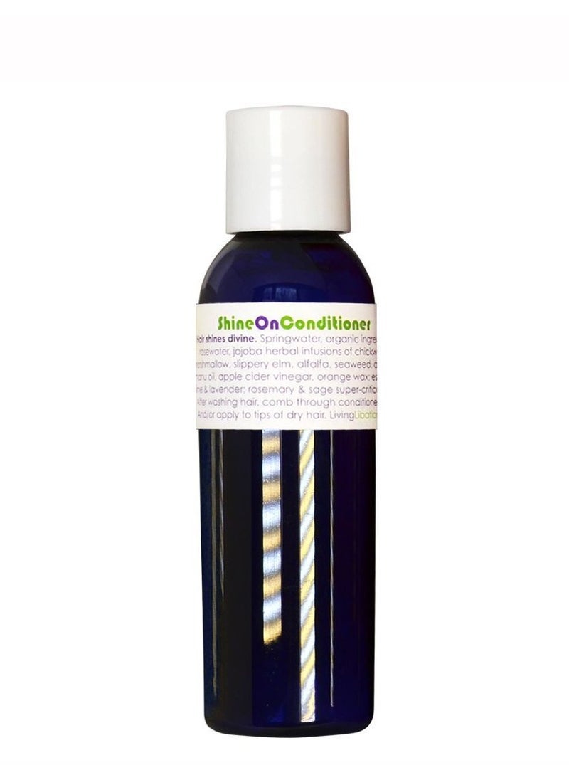 Living Libations LIVING LIBATIONS  Organic Shine On Conditioner  Natural Wildcrafted Clean Beauty 4 oz  120 ml 