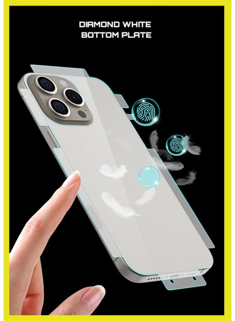 اي تي بي طقم حماية شامل 6 في 1 ايفون 17 اير تركيب سهل فائق الدقة مع واقي شاشة نانو مرن شفاف تجربة جديدة في حماية الشاشة بفضل واقي النانو المرن. يشمل الطقم جميع الملحقات الأخرى: كفر شفاف، حماية عدسة، لزقة خلفية، لزقات قماشية واقية، وإطار مغناطيسي. - Image 4