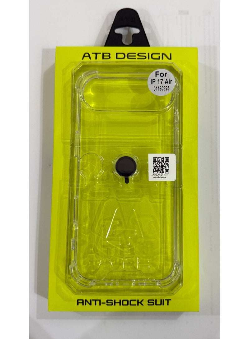 اي تي بي طقم حماية شامل 6 في 1 ايفون 17 اير تركيب سهل فائق الدقة مع واقي شاشة نانو مرن شفاف تجربة جديدة في حماية الشاشة بفضل واقي النانو المرن. يشمل الطقم جميع الملحقات الأخرى: كفر شفاف، حماية عدسة، لزقة خلفية، لزقات قماشية واقية، وإطار مغناطيسي. - Image 1