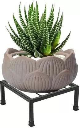 Namani Metal Havey Plant Stand for Balcony, Plant Stands Set of 1, Pot Stand for Outdoor Plants, Rust Free Iron, Indoor Outdoor Plant Stand, Gamla Stand for Plants (Black) (Pack of 1) - Image 1