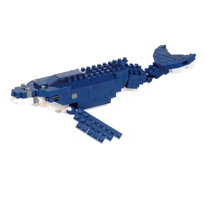 Kawada nanoblock Sea Friends Humpback Whale Collection Series Building Kit - Image 2