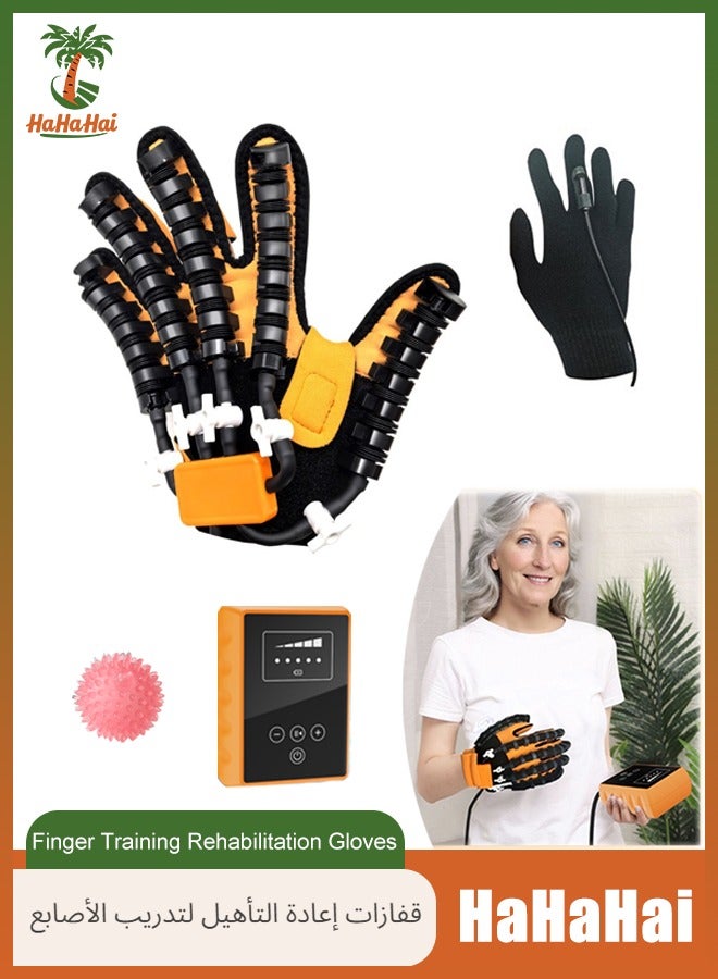 HaHaHai Rehabilitation robot glove for stroke patient，Stroke patient training device for finger orthotics for long-term relief of finger cramps  - Image 1