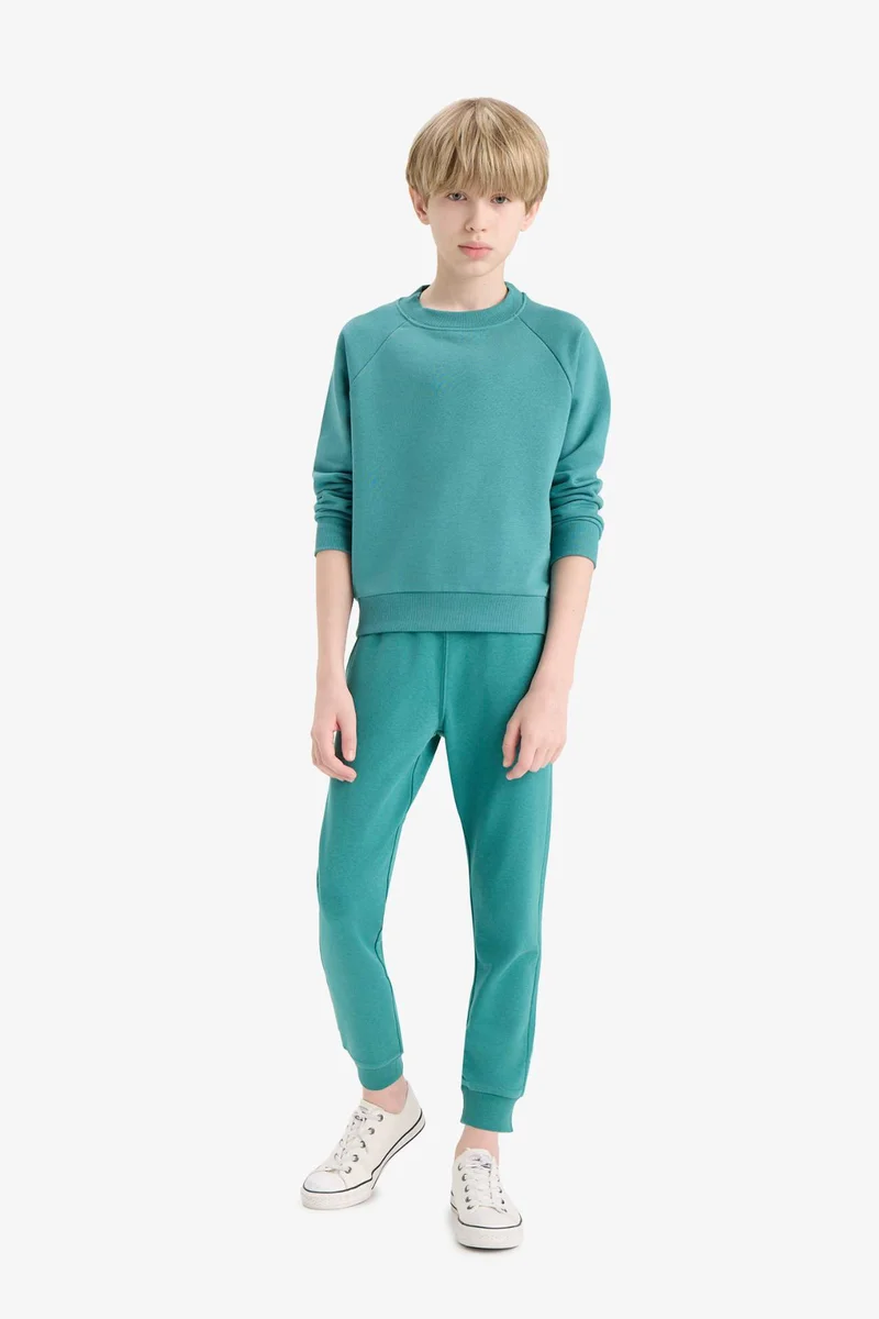 Defacto Boy Basic Crew Neck Sweatshirt