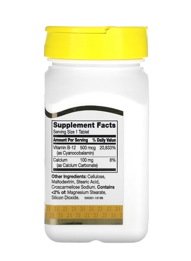 21st CENTURY B-12 500 mcg 110 Tablets  - Image 2