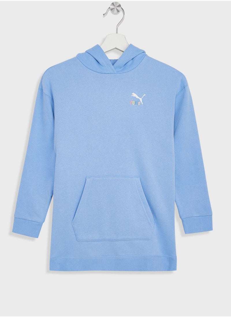 PUMA - Kids Classics Sweater Wthr Hoodie Fl - Image 1