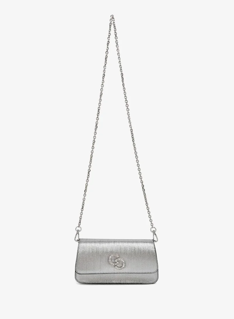 Celeste Textured Crossbody Bag With Detachable Chain Strap Ramadan Collections