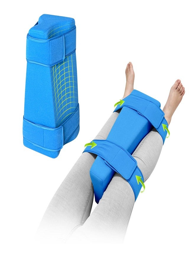 KAVIL Hip Abduction Pillow Hip Replacement Pillows After Surgery Recovery Supplies Knee Replacement Foam Wedge with Strap Bursitis Pillow Between The Legs Abductor Cushion for Sleeping Pain Relief - Image 1