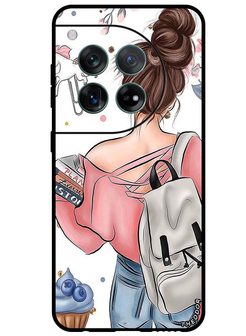 Theodor Protective Case Anti Scratch Shock Proof Bumper Cover For OnePlus 12 School Girl - Image 1