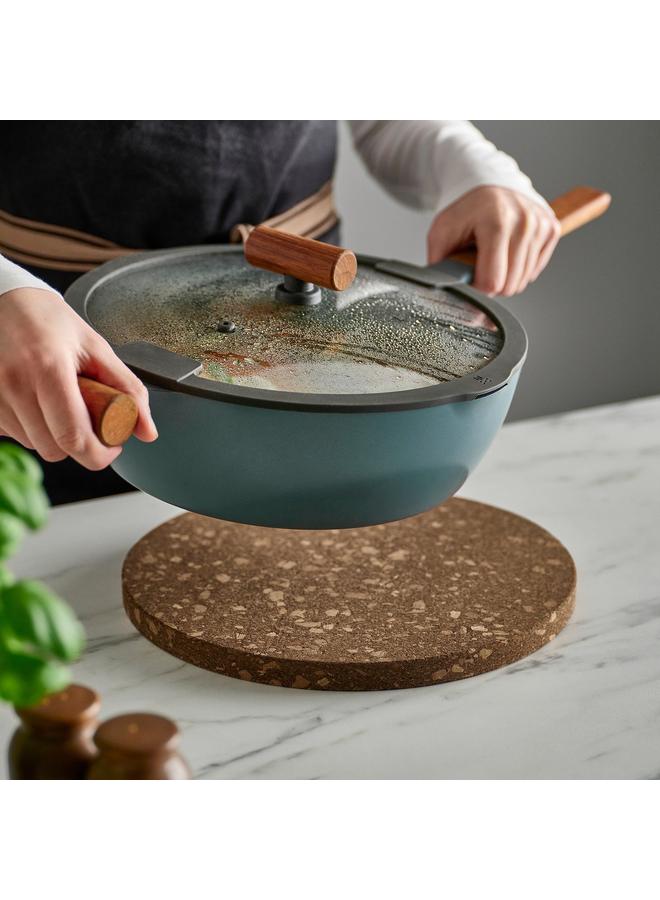 Zaboon Pot Stand, Dark Brown, 29 Cm - Image 2