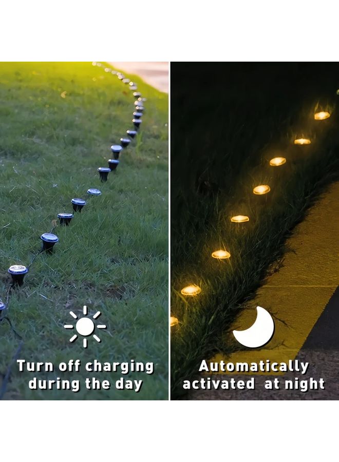 Pack Of 15pcs White Solar Flood Lights Motion Activated 120 Degree Wide Angle Perimeter Security - Image 3