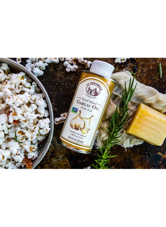 La Tourangelle La Tourangelle, Garlic Oil, High Oleic Oil For Cooking Pastas, Salad Dressings, Drizzle On Popiecesorn, Irresistible Aroma And Flavor, 8.45 Fl Oz  - Image 2