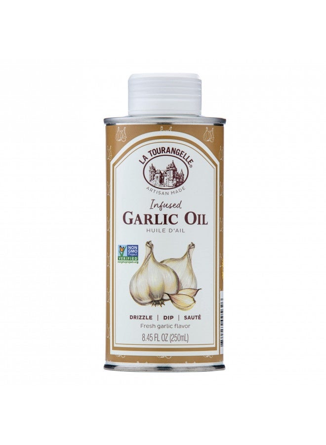 La Tourangelle La Tourangelle, Garlic Oil, High Oleic Oil For Cooking Pastas, Salad Dressings, Drizzle On Popiecesorn, Irresistible Aroma And Flavor, 8.45 Fl Oz  - Image 4