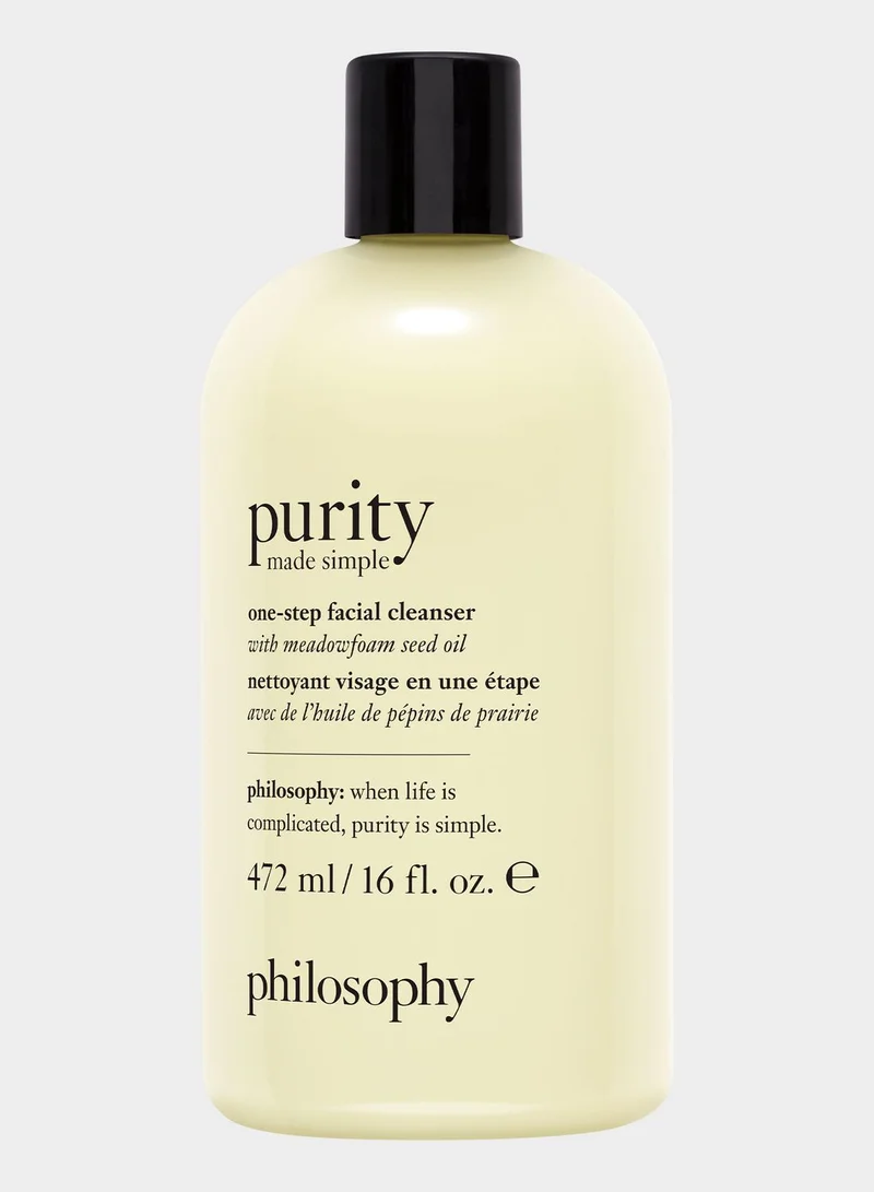 PHILOSOPHY Purity Made Simple One-Step Facial Cleanser With Meadowfoam Seed Oil, 472Ml