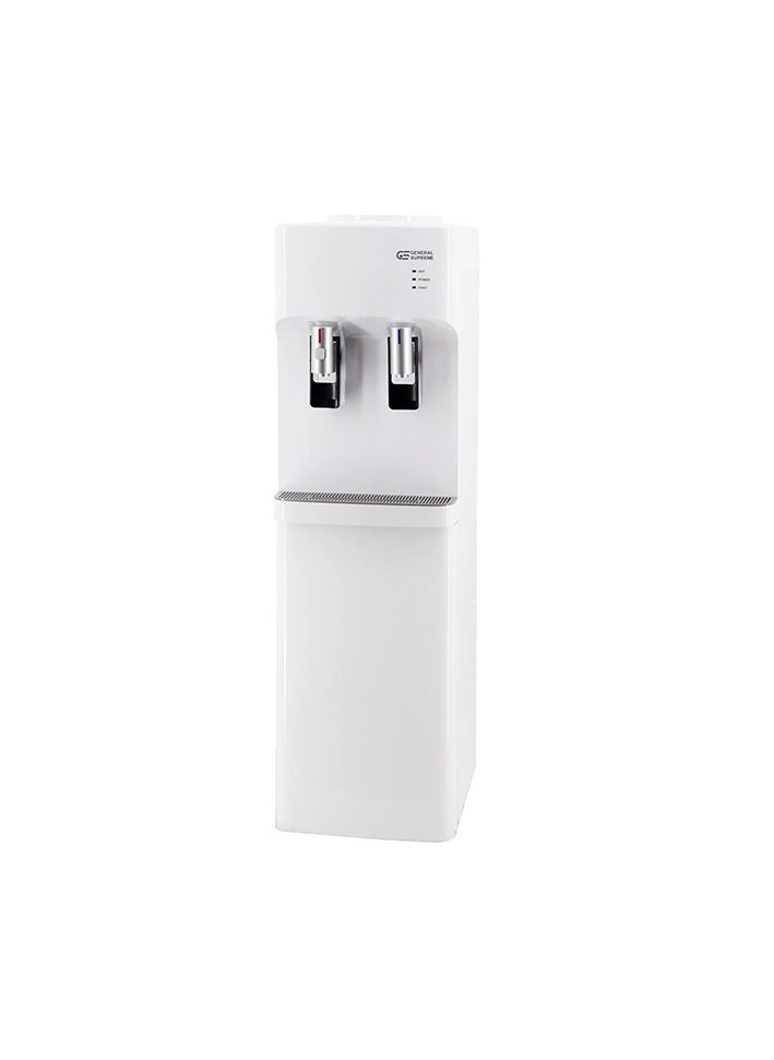 GENERAL SUPREME - General Supreme Water Dispenser Hot/Cold, Child Safety Look, With Cabinet, White - Image 1