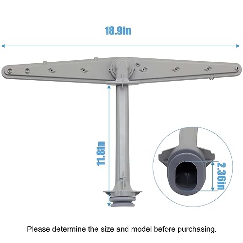 FBULWSEC 5304506740 (AP6036364) Dishwasher Spray Arm,Center Wash Arm Assembly compatible with Frigidaire, Ikea Dishwasher Replaces 5304498136, 4455105, PS11770527 - Image 2