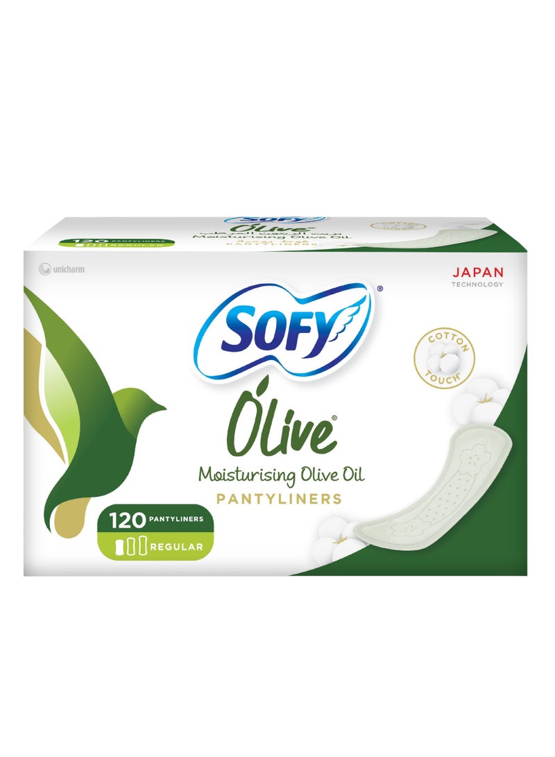 Sofy Olive Daily Panty Liner Regular 120 Pcs - Image 1