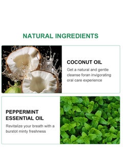 lakerain Coconut & Mint Oil Pulling Mouthwash Bad Breath Treatment for Adults, Dry and Bad Mouth Smell Removing Drops, Easy to Carry and Handy Fresh Breath Oil Serum  - Image 5