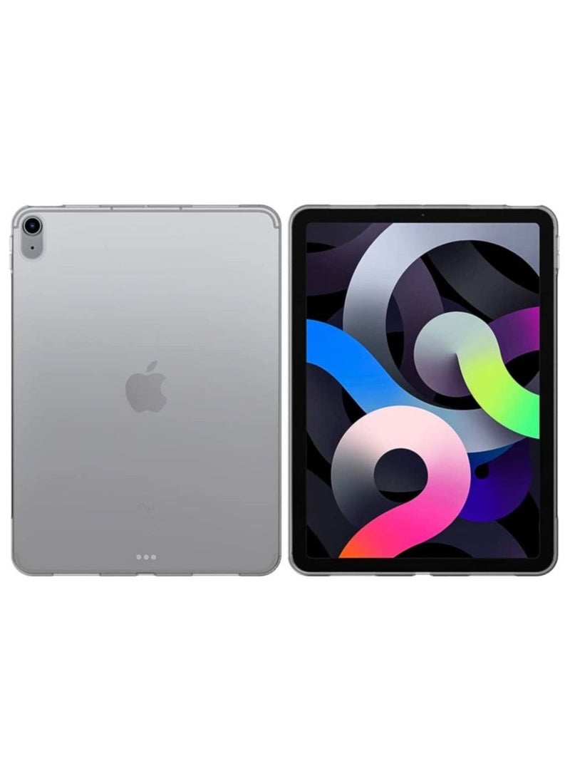 iPad 10.9 Inch Clear Case 2020&2022 Model, Slim Design Flexible Soft TPU Protective Cover for iPad Air 5th/4th Generation 10.9-inch Tablet, Transparent - Image 2