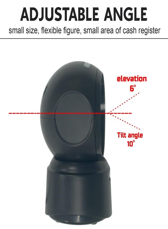 Shreyans 1D 2D QR Hands-Free Desktop Barcode Scanner | Table Top Plug & Play Automatic | Scan All Types of Barcode | Useful for Supermarkets Malls Warehouse Retail - Image 5