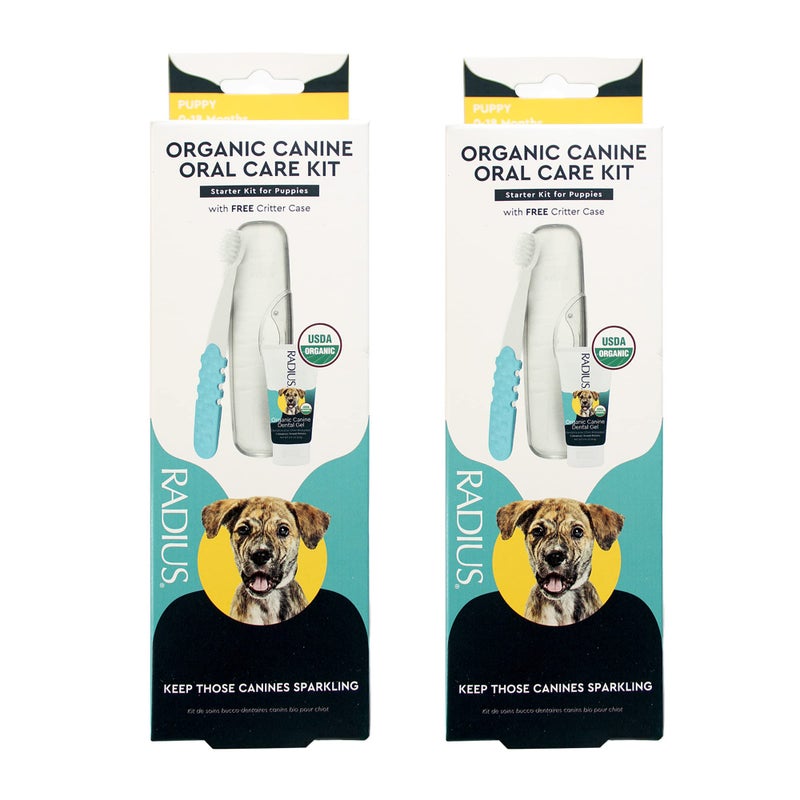 RADIUS USDA Organic Dental Solutions Puppy Kit 2 Units, Kit Includes 1 Dog Toothbrush & 1 0.8oz Toothpaste, Ultra Soft Bristle & Non Toxic Toothpaste for Dogs, Designed to Clean Teeth, Xylitol Free - Image 3