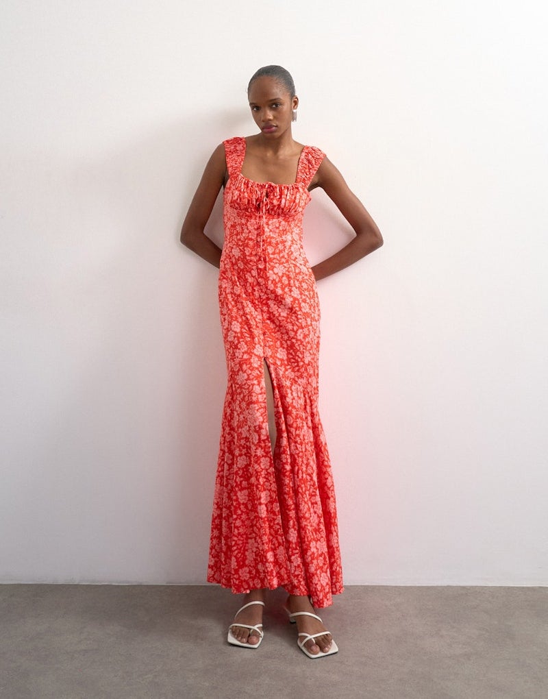 TOPSHOP Casual Sleeveless Maxi Woven Dress - Image 1
