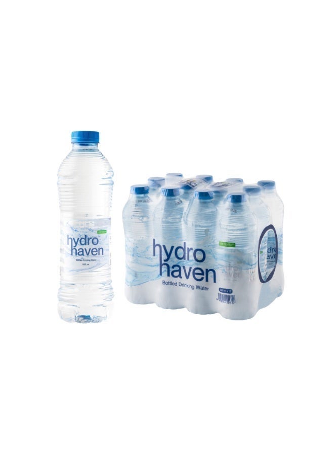HYDRO HAVEN Bottled Drinking Water 500ml x 12 Packs - Image 1