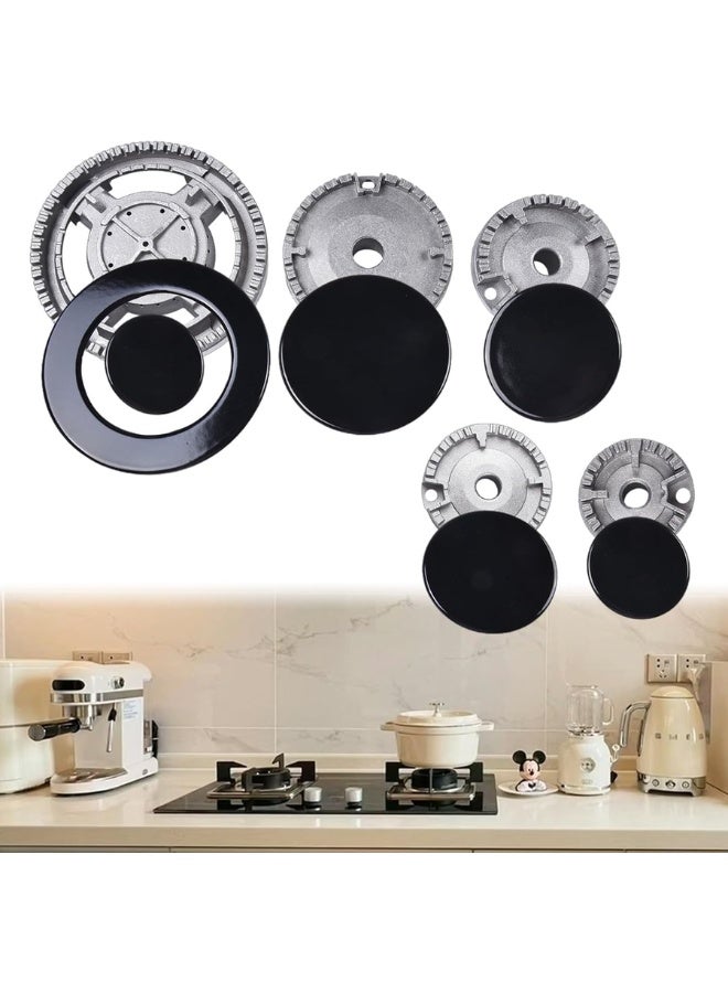 Generic 4-Pack Universal Gas Stove Burner Cap Set – Upgraded Flame ...