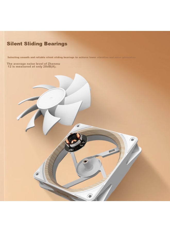 Segotep Zhenmu-12 Black Non-led Fan - Image 5