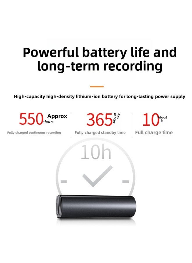 Products Ultra-long Recording Q73P With Screen HD Noise Reduction Recording Pen Strong Magnetic Adsorption Portable Voice Control Recording-Color:English Version-Capacity:4GB - Image 3
