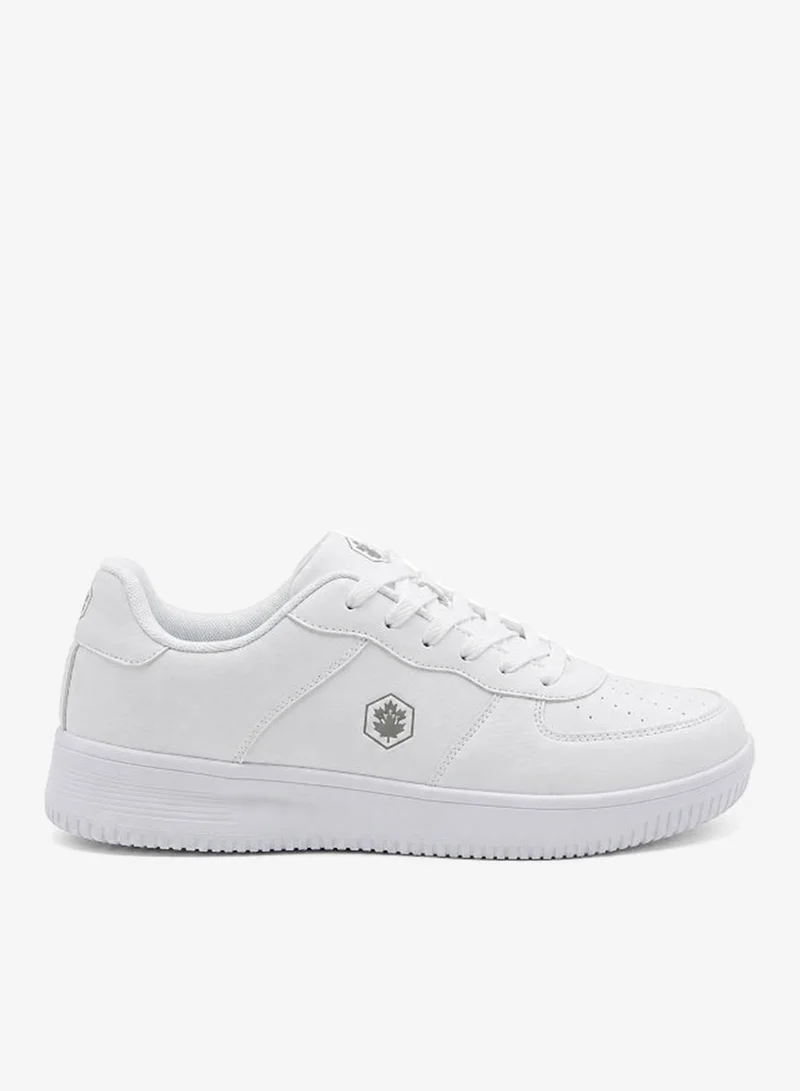 Lumberjack Lumberjack Men's White Casual Sneakers | Lightweight Lace-Up Walking Shoes | Comfortable Everyday Fashion Shoes | Durable Low-Top Lifestyle Sneakers