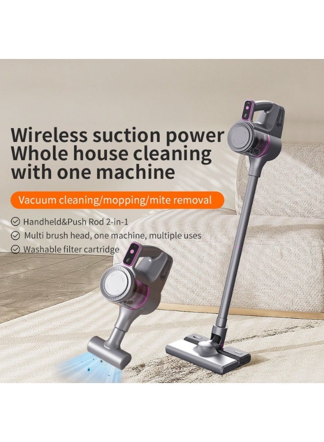 Wireless Handheld Vacuum Cleaner with Strong Suction, Mop Function, and Pet Hair Removal - Image 3