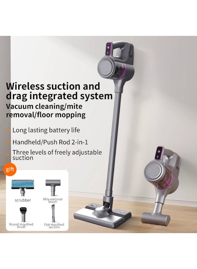 Wireless Handheld Vacuum Cleaner with Strong Suction, Mop Function, and Pet Hair Removal - Image 2