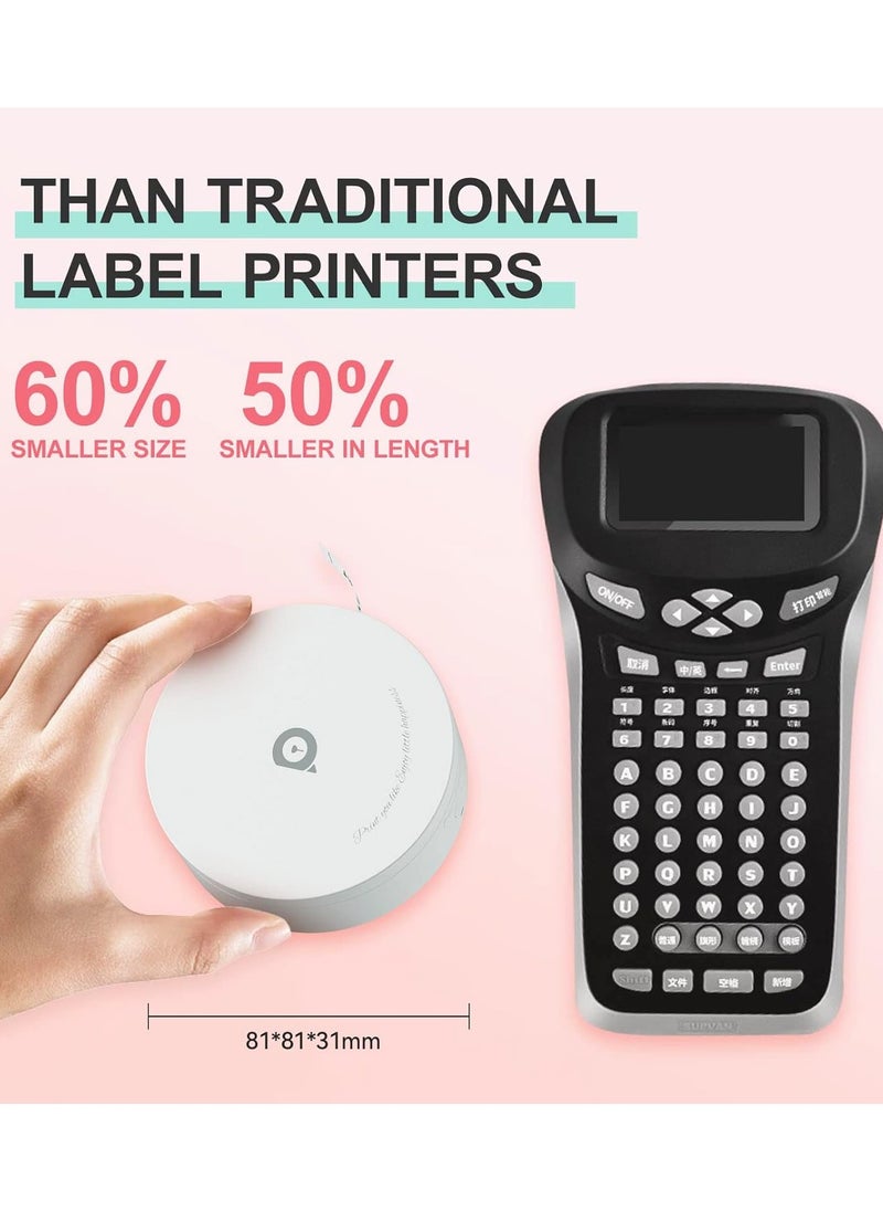 PeriPage PeriPage L1 Labeler, Portable Bluetooth Label Printer, Small Smart Handheld Mini Labeler, Compatible with iOS and Android, with Tape, Ink Free, Rechargeable, Multiple Template Font Icons  - Image 5
