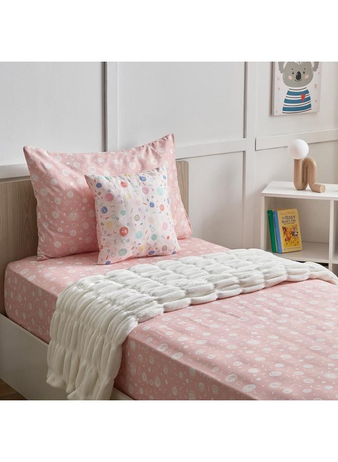 نورا وسادة محشوة برسومات الشعار المبتكرة مقاس 40 × 40 سم - Image 5