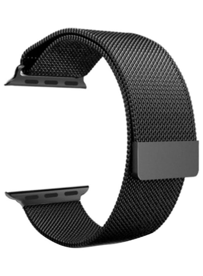 Replacement Strap Watchband For Apple Watch Series 7 45mm / 6 SE 5  42mm 44millimeter Black - Image 1