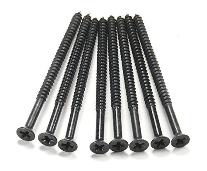Wood Screws, Heavy-Duty Screws for Doors, Cabinets, Furniture & DIY Projects (Oil Rubbed Bronze,9 X 3 Inch, 24 Pack)
