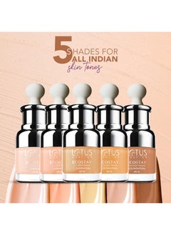 Lotus Makeup Ecostay Intensive Serum Foundation, Fawn, Nude, 20 Ml  - Image 4